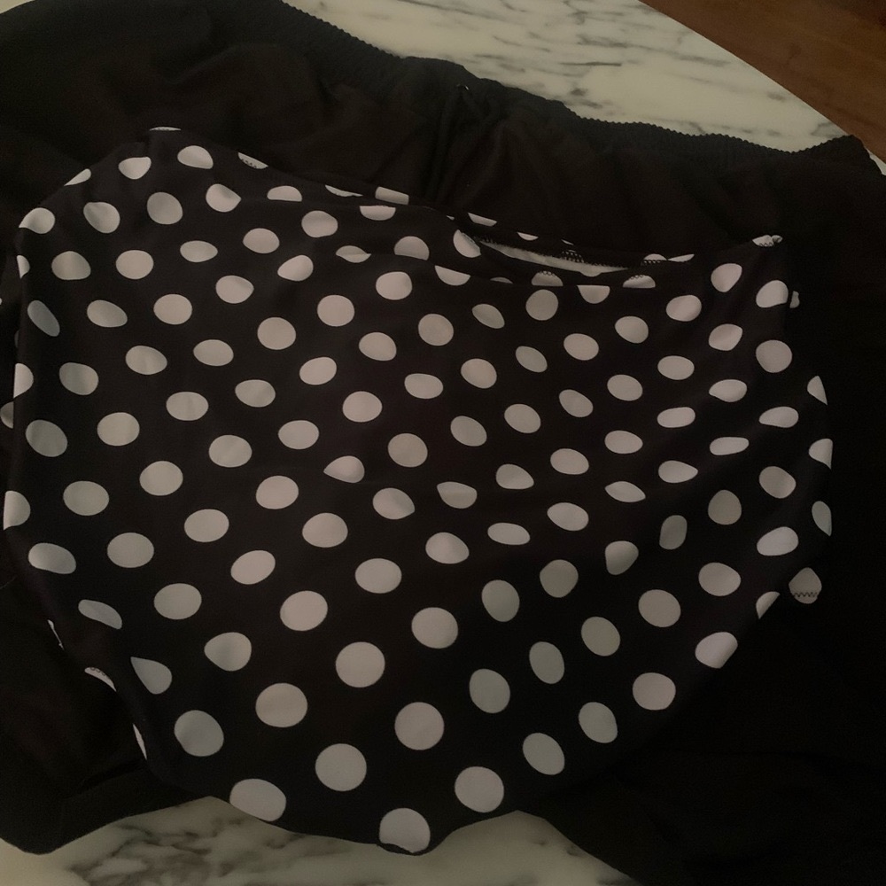 Plus Size Swim Shorts & Polka Dot Bottoms